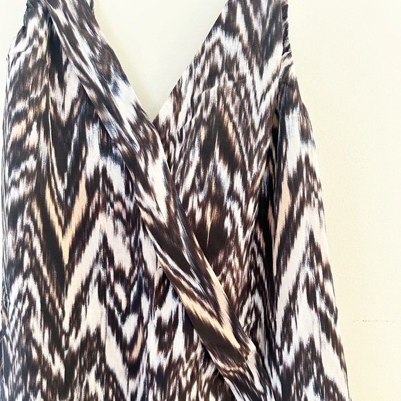 Greylin Wrap Halter Top, Tie-Dye Ikat - Picture 3 of 6
